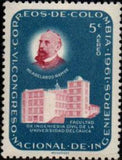 Colombia 1962 6th National Engineers Congress and 75th Anniversary of Colombian Society of Engineers-Stamps-Colombia-StampPhenom