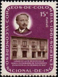 Colombia 1962 6th National Engineers Congress and 75th Anniversary of Colombian Society of Engineers-Stamps-Colombia-StampPhenom