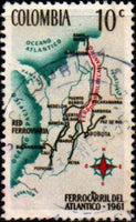 Colombia 1962 Completion of Columbia Atlantic Railway