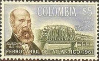 Colombia 1962 Completion of Columbia Atlantic Railway