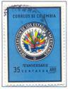 Colombia 1962 Flags of American Nations-Stamps-Colombia-StampPhenom