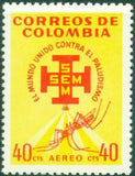 Colombia 1962 Malaria Eradication-Stamps-Colombia-StampPhenom