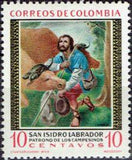 Colombia 1962 St Isidro Labrador Commemoration