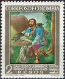 Colombia 1962 St Isidro Labrador Commemoration