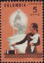 Colombia 1963 Mother and Children-Stamps-Colombia-StampPhenom
