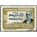 Colombia 1964 Alberto Castilla (1878~1937)-Stamps-Colombia-StampPhenom