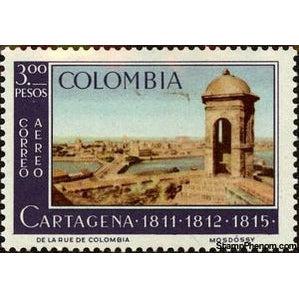 Colombia 1964 Cartagena´s fortification.-Stamps-Colombia-StampPhenom