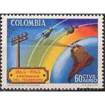 Colombia 1965 Airmail - Colombian Telegraphs, Centenary-Stamps-Colombia-StampPhenom