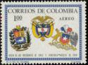 Colombia 1966 Visits of Eduardo Frei and Raul Leoni-Stamps-Colombia-StampPhenom