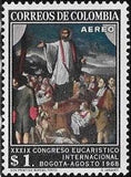 Colombia 1968 39th International Eucharistic Congress-Stamps-Colombia-StampPhenom