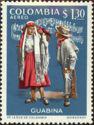 Colombia 1970 Costumes and folk tunes-Stamps-Colombia-StampPhenom