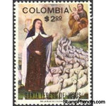 Colombia 1970 St. Theresa by Baltazar de Figueroa-Stamps-Colombia-StampPhenom