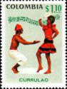 Colombia 1971 Costumes and folk tunes-Stamps-Colombia-StampPhenom