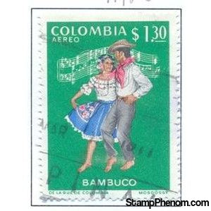 Colombia 1971 Costumes and folk tunes-Stamps-Colombia-StampPhenom