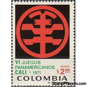 Colombia 1971 Games Emblem-Stamps-Colombia-StampPhenom