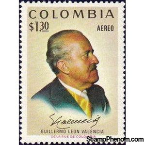 Colombia 1972 Guillermo Leon Valencia-Stamps-Colombia-StampPhenom