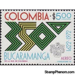 Colombia 1972 Number 350, Coat of Arms-Stamps-Colombia-StampPhenom