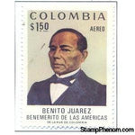 Colombia 1972 Painting of a Zapotec Indian-Benito Juárez Garcia (1806-1872-Stamps-Colombia-StampPhenom