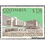 Colombia 1973 Pontifical Xavierian University,350th Anniv.-Stamps-Colombia-StampPhenom