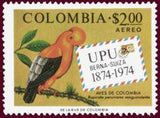 Colombia 1974 Centenary of the UPU (2nd issue). Birds-Stamps-Colombia-StampPhenom