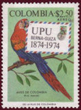 Colombia 1974 Centenary of the UPU (2nd issue). Birds-Stamps-Colombia-StampPhenom