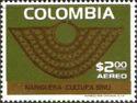 Colombia 1975 Pre-Columbian Sinu culture artifacts-Stamps-Colombia-StampPhenom