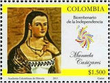 Colombia 2011 Heroines of Independence-Stamps-Colombia-StampPhenom