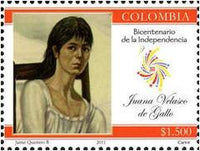 Colombia 2011 Heroines of Independence-Stamps-Colombia-StampPhenom