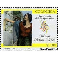 Colombia 2011 Heroines of Independence-Stamps-Colombia-StampPhenom