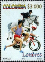 Colombia 2012 Olympic Games - London-Stamps-Colombia-StampPhenom