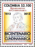 Colombia 2013 Departments of Colombia - Cundinamarca-Stamps-Colombia-StampPhenom