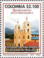 Colombia 2013 Departments of Colombia - Cundinamarca-Stamps-Colombia-StampPhenom