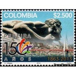 Colombia 2014 150th Anniversary of Pereira (2013)-Stamps-Colombia-StampPhenom