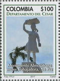 Colombia 2017 Departments of Colombia - Cesar-Stamps-Colombia-StampPhenom