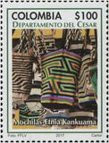 Colombia 2017 Departments of Colombia - Cesar-Stamps-Colombia-StampPhenom