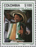 Colombia 2017 Departments of Colombia - Cesar-Stamps-Colombia-StampPhenom