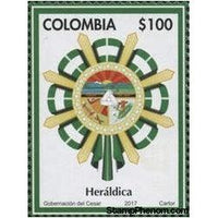 Colombia 2017 Departments of Colombia - Cesar-Stamps-Colombia-StampPhenom