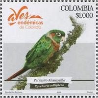 Colombia 2018 Endemic Birds-Stamps-Colombia-StampPhenom