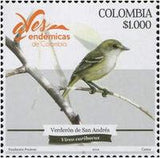 Colombia 2018 Endemic Birds-Stamps-Colombia-StampPhenom