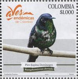 Colombia 2018 Endemic Birds-Stamps-Colombia-StampPhenom