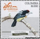 Colombia 2018 Endemic Birds-Stamps-Colombia-StampPhenom