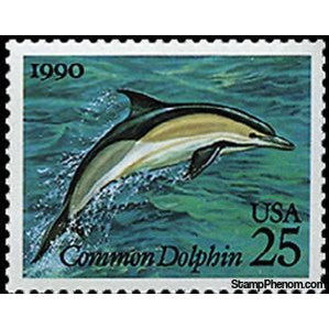 United States of America 1990 Common Dolphin (Delphinus delphis)