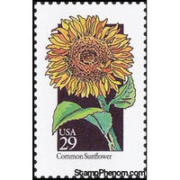 United States of America 1992 Common Sunflower (Helianthus annuus)