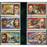 Comores Aircraft , 6 stamps