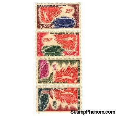 Congo Olympics , 4 stamps