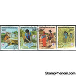 Congo Scouting , 4 stamps