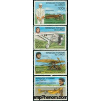 Congo Aircraft , 4 stamps