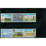 Congo Aircraft , 6 stamps