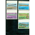 Congo Zeppelin , 5 stamps