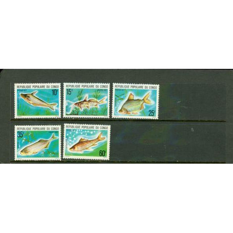 Congo 1977 Turtles , 5 stamps